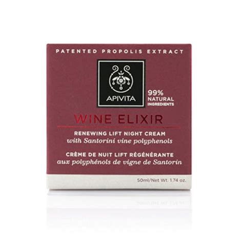 Apivita Wine Elixir Crema De Noche Antiarrugas Y Reafirmante Ml