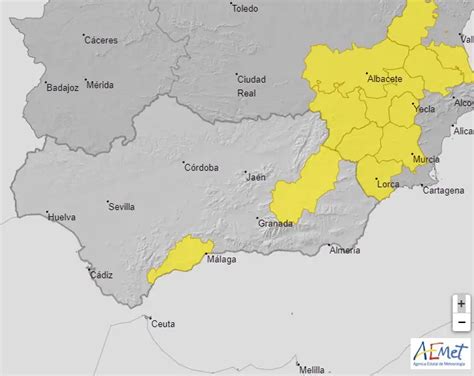 El tiempo fin de semana en Málaga Vuelve el terral Tormentas y