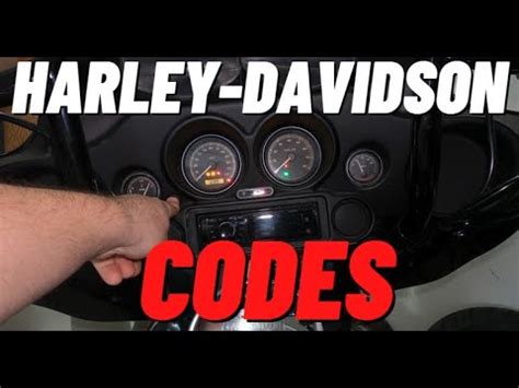 HOW TO Check And Clear Harley Davidson Codes YouTube