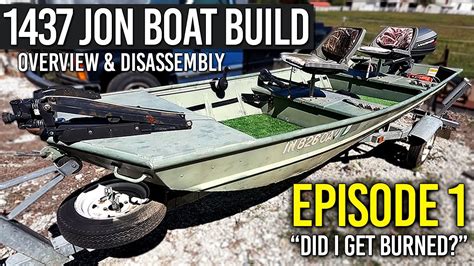 Jon Boat To Bass Boat Build Part Youtube