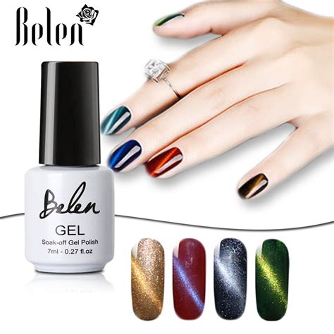 Belen 1pcs 7ml 3D Cat Eye Magnetic Nail Gel Polish Semi Pernament