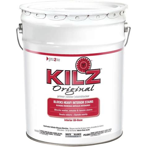 KILZ Original 5 Gal White Low VOC Oil Based Interior Primer Sealer