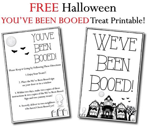 Free Halloween Youve Been Booed Treat Printable ⋆ The Quiet Grove