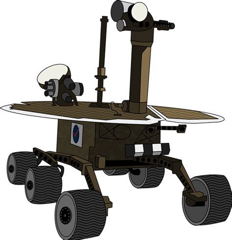 Curiosity Mars Rover Clip Art