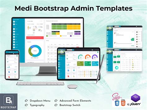 Medi Bootstrap Dashboard Admin Templates With Admin Panel