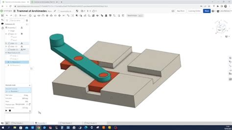 Create An Incredible Assembly With Onshape The Trammel Of Archimedes