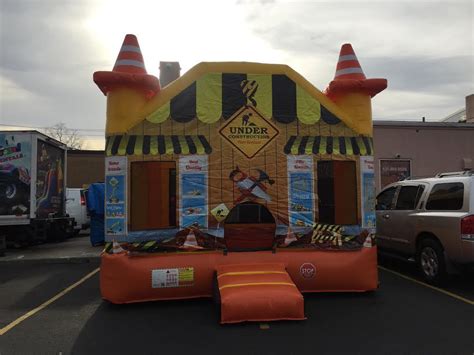 Under Construction Bounce House Jump Around Party Rentals