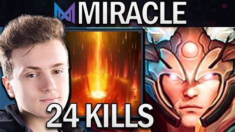 Invoker Dota 2 Gameplay Miracle With 24 Kills Sunstrike YouTube