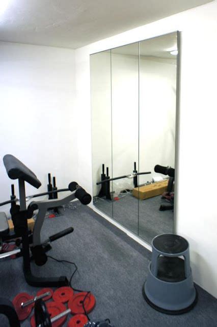 Pax Vikedal Fitness Ikea Hackers Home Gym Mirrors Home Gym Decor