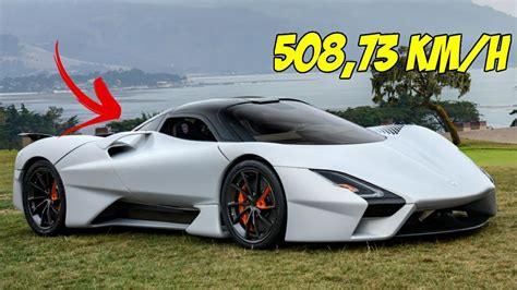 O Novo Carro Mais RÁpido Do Mundo Recorde 50873 Kmh Ssc Tuatara