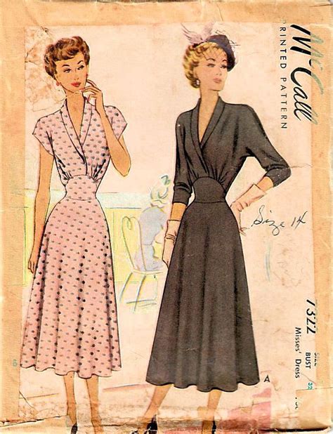 S Mccall Vintage Sewing Pattern Misses Afternoon Etsy Tea