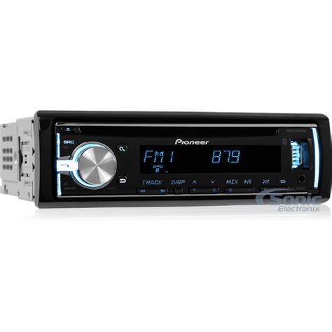 Pioneer DEH X6800BT Single DIN Bluetooth In Dash CD AM FM Car Stereo W