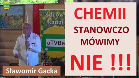 Wyrzuć chemię z domu szkoda Twoich dzieci i Ciebie Sławomir Gacka