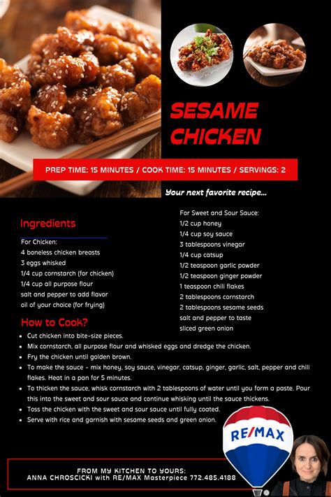 February 2023 Recipe 🍴 Sesame Chicken 🏡 From My Kitch