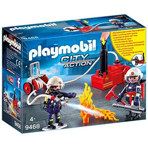 Frapp Combat Douzaines Playmobil Caserne De Pompiers Je Suis