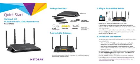 NETGEAR NIGHTHAWK X4S D7800 QUICK START MANUAL Pdf Download | ManualsLib