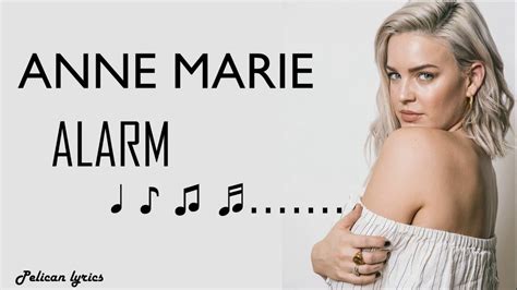 Anne Marie Alarm Lyrics Youtube