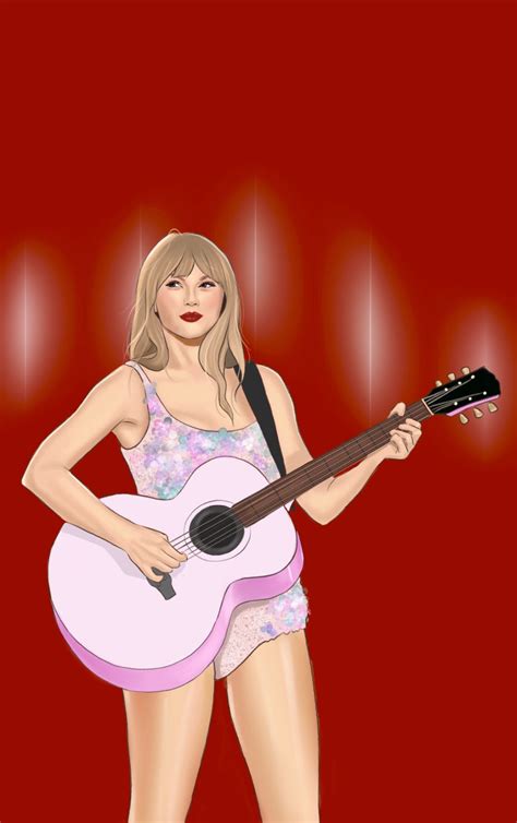 Taylor Swift Fanart In 2023 Taylor Swift Outfits Taylor Swift Guitar Taylor Swift Posters