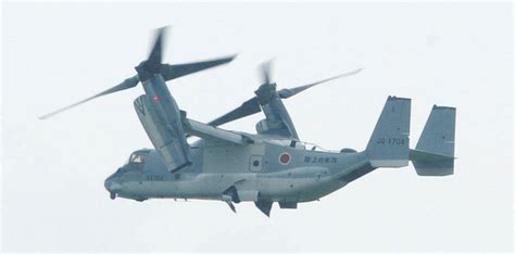 陸自のオスプレイも木更津で21日以降に飛行 防衛省から説明された渡辺芳邦市長「安全を確認できた」：東京新聞 Tokyo Web