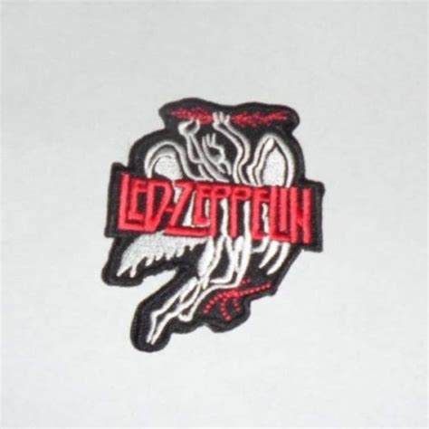 Led Zeppelin Swan Song Embroidered Iron On Patch New 3 Etsy