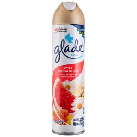 Glade Aerosol Spray Glade Air Freshener Joyful Citrus Daisies 8