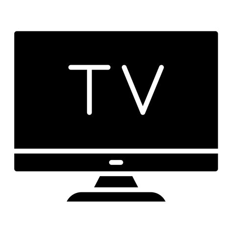 tv vector icon  vector art  vecteezy