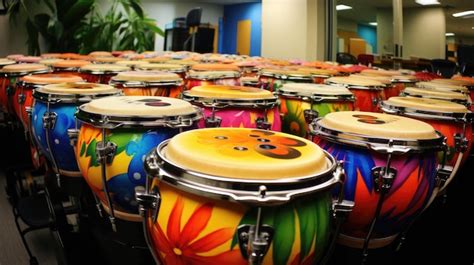 Los Tambores De La Samba Marcan El Ritmo Imagen Premium Generada Con IA