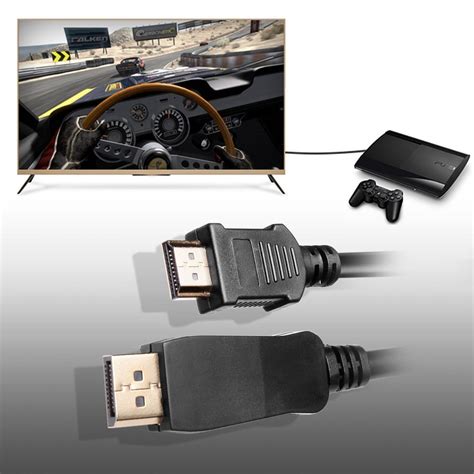 Dp To Hdmi Isnowood Ft Gold Plated Displayport To Hdmi Hdtv Cable