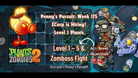 PvZ2 Penny S Pursuit Fire Peashooter WEEK 175 Walkthrough