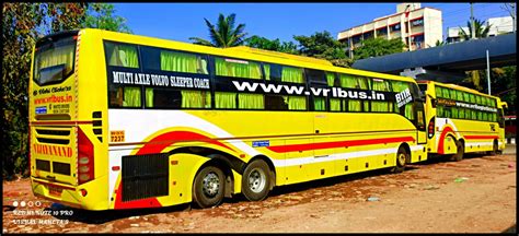 Vrl Travel Volvo B R Multiaxel Sleeper Coach Bus Bangalor Flickr