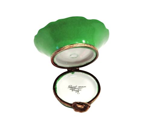 Exquisite Water Lilypad W Magnolia Limoges Box — Shop