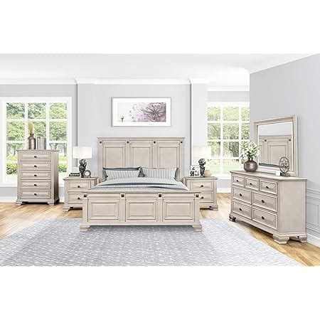 Amazon Roundhill Furniture Laveno 012 Wood Bed Room Set King