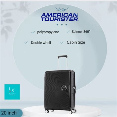 Jual Koper Inch American Tourister Curio Cabin Size Tsa Lock Black