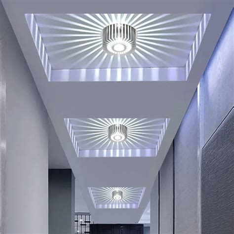 Modern Led Ceiling Light W Rgb Wall Sconce For Art Gallery Decoration