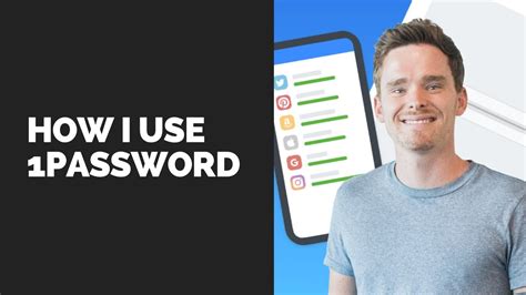 How I Use 1password Youtube