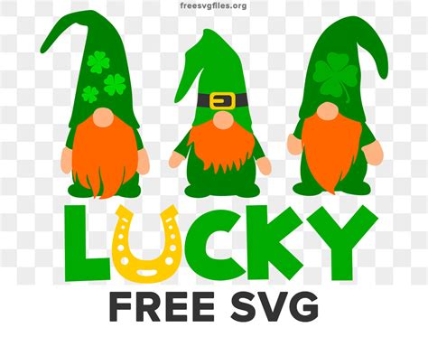 Lucky Gnomes St Patrick S Day Svg Cut Files For Cricut Silhouette