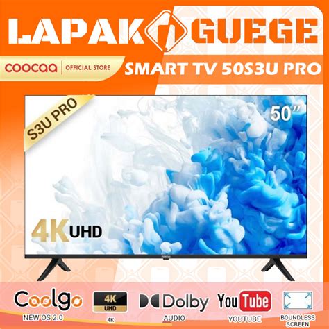 Jual LED TV 50 INCH COOCAA 50S3U PRO 4K UHD SMART DIGITAL TV DOLBY WIFI