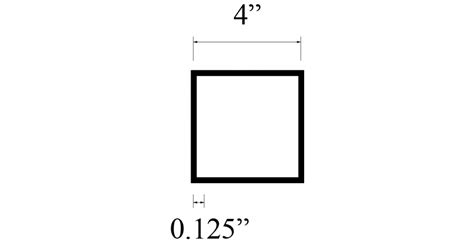 Tubo Cuadrado Plg Aluminio Metales Marchina Todo En