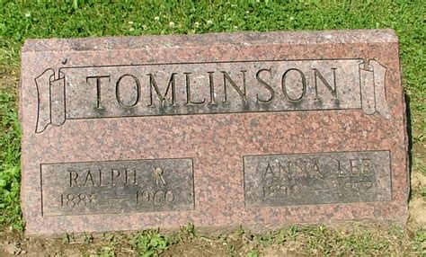 Anna Lee Tomlinson 1890 1972 Mémorial Find a Grave