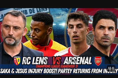 Champions League: Lens vs Arsenal - All You Need to Know including kick-off time, TV coverage ...