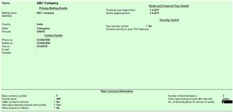 How To Create A New Company In Tally Erp 9 With Gst Luciddax