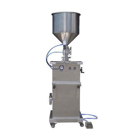 Semi Automatic Viscous Liquid Volumetric Pneumatic Filling Machine For