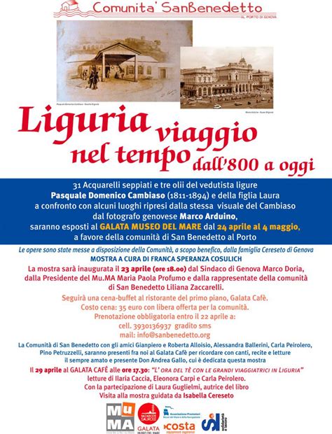 Liguria Viaggio Nel Tempo Dall A Oggi Promotori Musei Mare