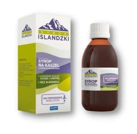 Syrop Islandzki Na Kaszel Syrop 200 Ml Suchy Kaszel Zdrowie