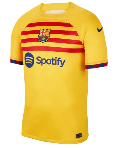 Barcelona 2023 Senyera Fourth Jersey Jerseymotion