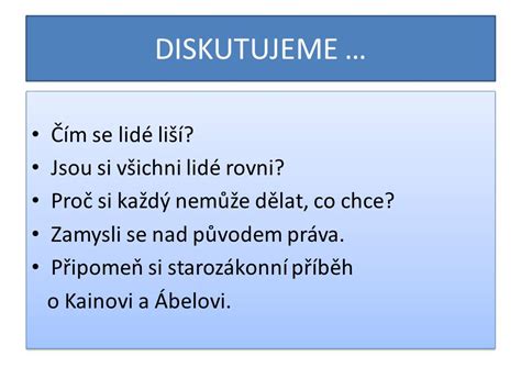 LIDSKÁ PRÁVA V DOKUMENTECH JSME VŠECHNI STEJNÍ? - ppt download