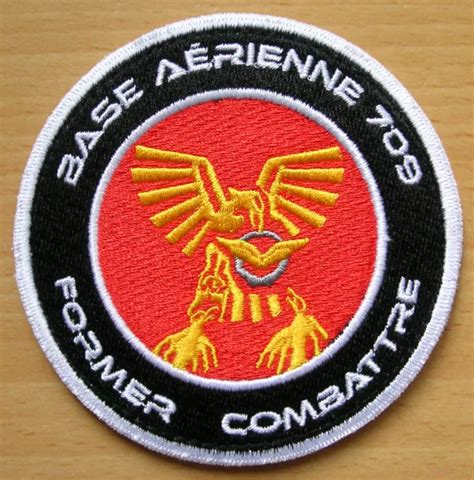 INSIGNE TISSU PATCH Ecusson Armee De L Air Base Aerienne Ba 709 EUR 10