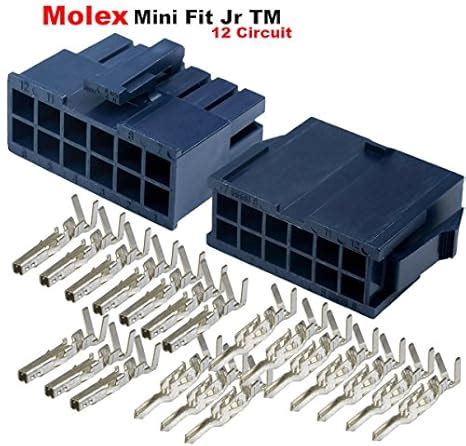 Molex Conector De Pines Mm W Awg Jr Minifit