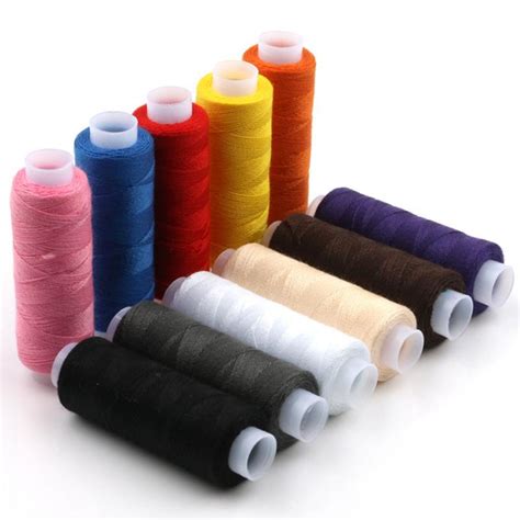 12 Colors Set Sewing Knitting Thread Reel For Hand Stitching Machine