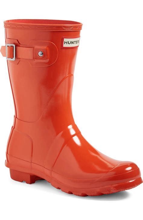 Main Image Hunter Original Short Gloss Rain Boot Women Rain